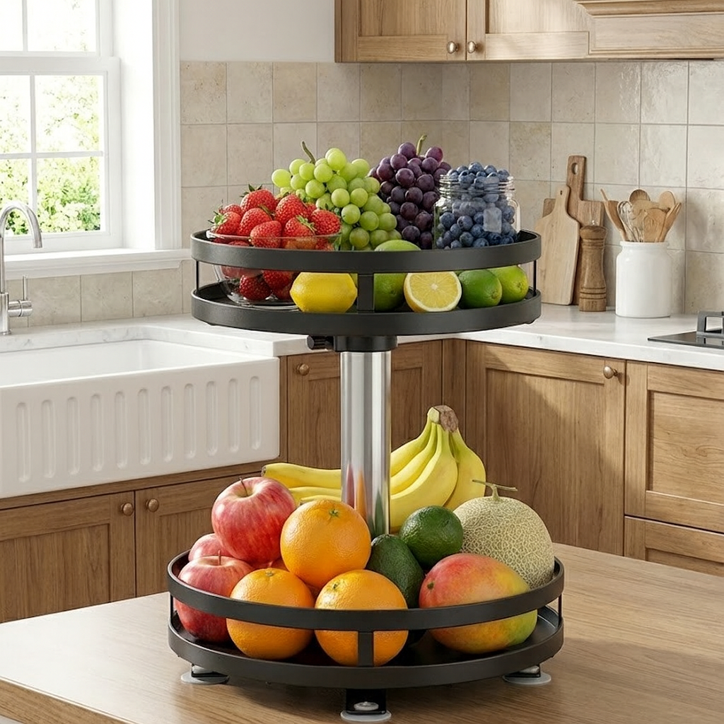 Prateleira Rotativa 360° Multiuso - LuxSpin