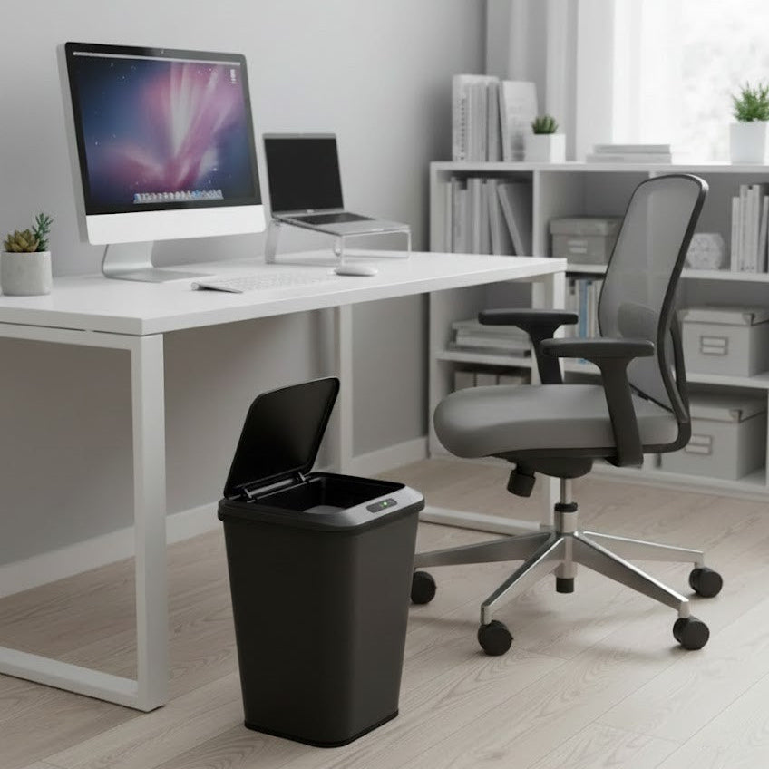 Lixeira Automática com Sensor, 16L, USB, Sem Toque – CleanTouch