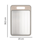 Tábua de Corte 3 em 1 com Descongelador e Amolador