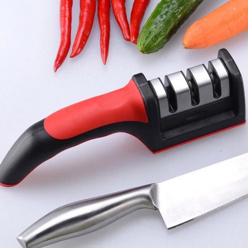 Amolador de Facas Inox 3 Estágios Profissional Premium