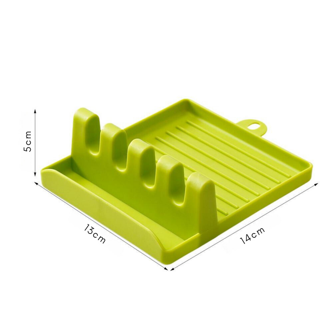 Suporte de Descanso para Talheres  Limpeza e Praticidade