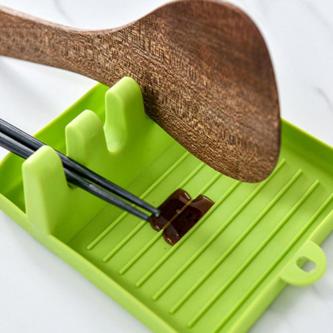 Suporte de Descanso para Talheres  Limpeza e Praticidade