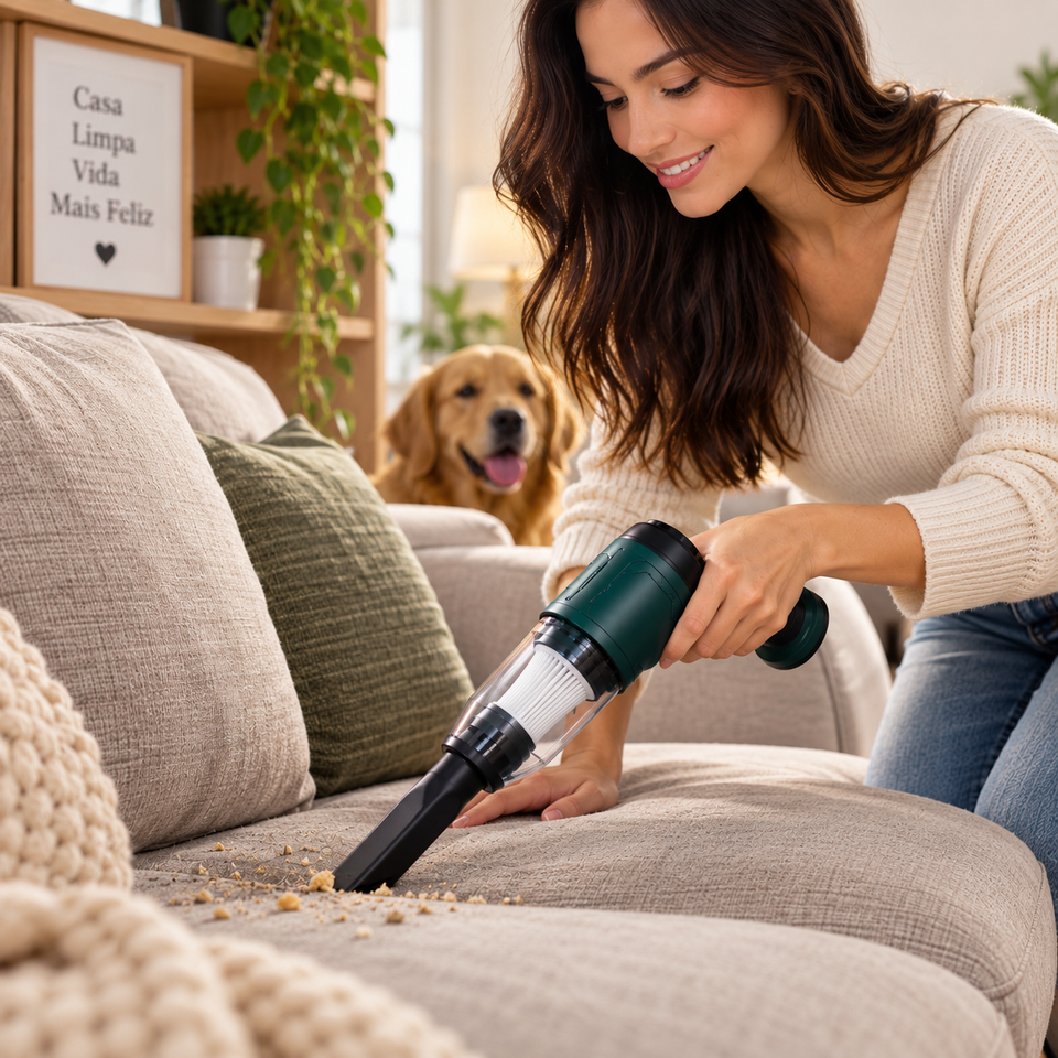 Aspirador Sem fio 5 em 1 PowerClean™ — Limpeza Prática para Sua Casa