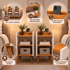 Kit Mesa de Cabeceira BellaHome™
