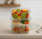 GlassFit Pro™ - Potes de Vidro com Vedação Premium 640ml - Preço Promocional