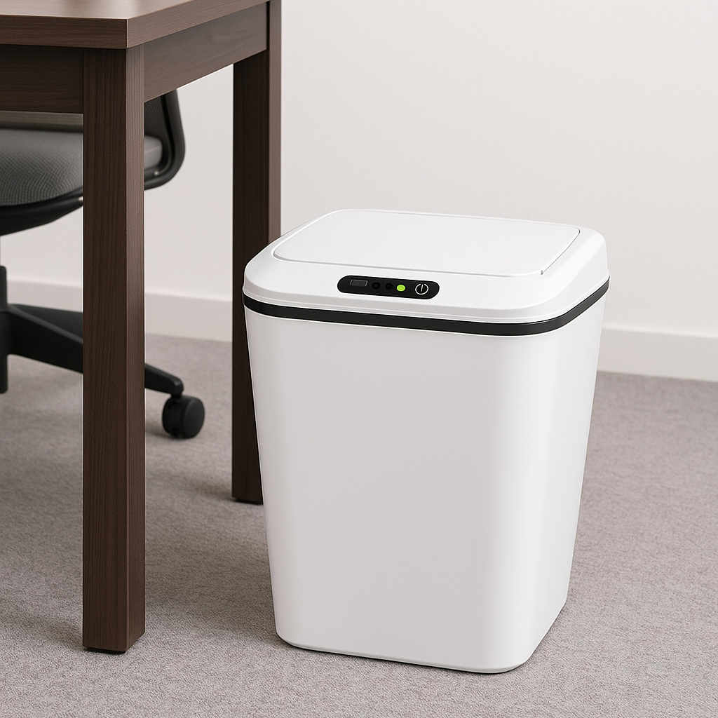 Lixeira Automática com Sensor, 16L, USB, Sem Toque – CleanTouch