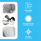 Filtro Coador Inox 101, 102 e 103 Premium | Café Forte e Sustentável