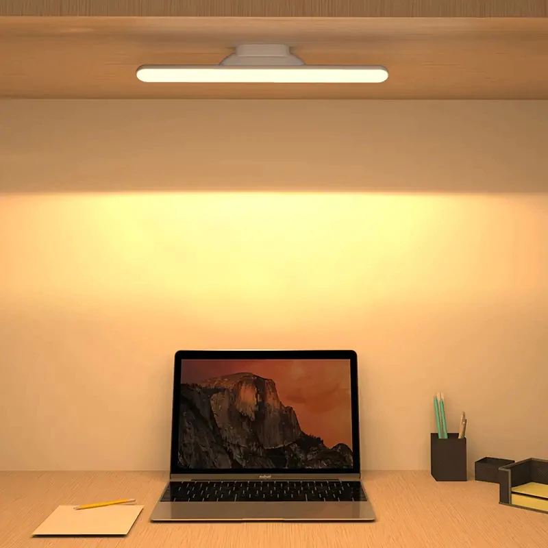 Luminária De Led Sobrepor Bastão Recarregável Sem Fio Com Suporte Magnético E Touch 3 cores com Controle Remoto