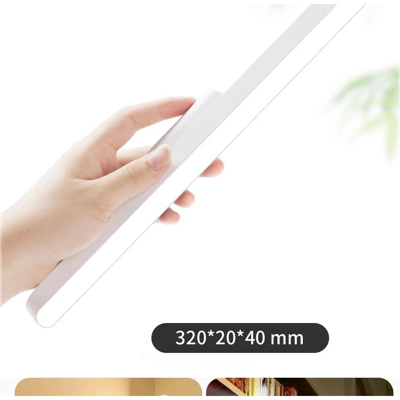 Luminária De Led Sobrepor Bastão Recarregável Sem Fio Com Suporte Magnético E Touch 3 cores com Controle Remoto