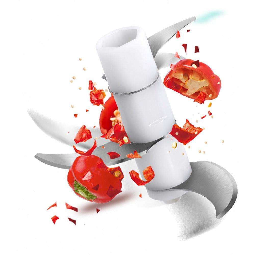 Mini Triturador Elétrico Portátil – Rápido, Prático e Sem Bagunça