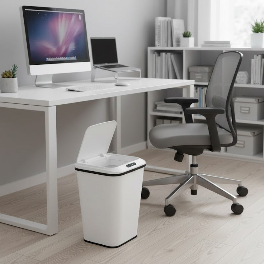 Lixeira Automática com Sensor, 16L, USB, Sem Toque – CleanTouch