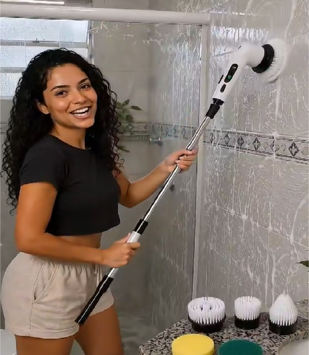 escova com cabo para banheiro