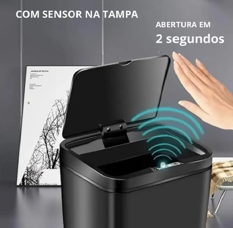 lixeira com sensor