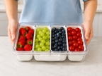Organizador de Geladeira Acrílico para Frutas e Legumes