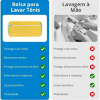 1/2/3 Sacos De Lavagem para Sapatos Máquina de Lavar